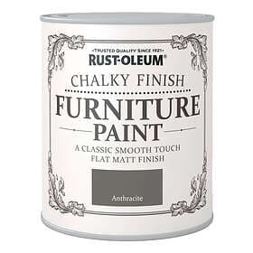 Rust-Oleum Chalky Finish Furniture Paint Anthracite 750ml