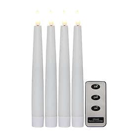 Star Trading FLAMME LED Candle Light 20cm 4-pack