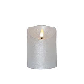 Star Trading FLAMME RUSTIC LED Block Candle 10cm