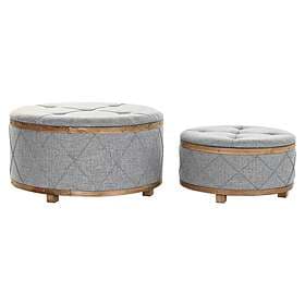 DKD Home Decor Naturell Sittpall