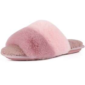 LongBay Fluffy Faux Fur Slippers (Women's)