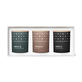 Skandinavisk Hibernation Mini Candle Gift Set 3x65g