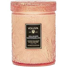 Voluspa Kalahari Watermelon Small Embossed Glass Jar Candle