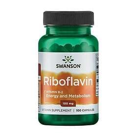 Swanson Riboflavin Vitamin B-2 100mg 100 Capsules