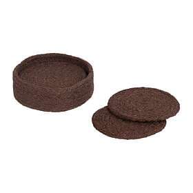 Dixie Ella Ø10.5 cm 6-pack Pure brown