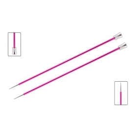 KnitPro Zing Stickor/Jumperstickor Aluminium 40cm 10.00mm