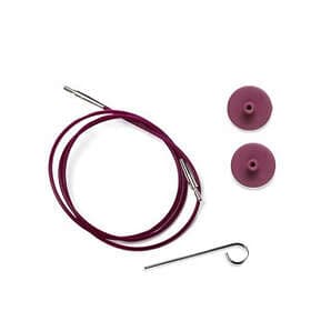 KnitPro Wire / Kabel till Ändstickor 56cm