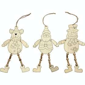 Creativ Company Christmas Ornaments 3-pack