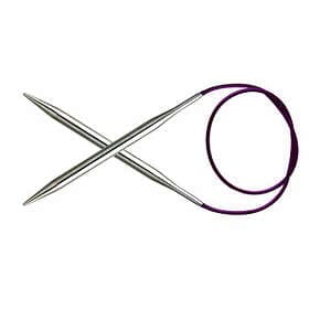 KnitPro Nova Metal Rundpinne Mässing 120cm
