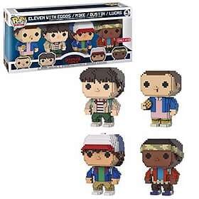 Funko POP! Eleven With Eggos, Mike, Dustin And Lucas (8 Bit) Stranger Things