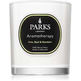 Parks London Aromatherapy Lime, Basil & Mandarin Scented Candle 220g