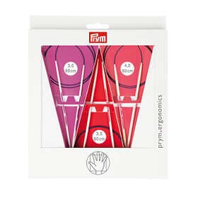 Prym Ergonomiskt Rundstickeset Plast 80cm 3.0-4.0mm 3st