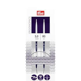 Prym Ergonomics Rundstickor Plast 80cm 5.00mm