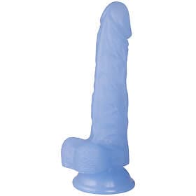 Baseks Jellies Realistic Small Blue Dildo with Suction Cup 20cm
