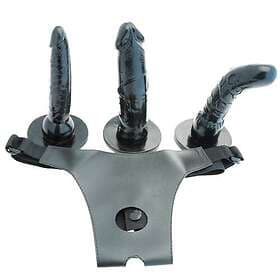 You2Toys Strap On Black Dildo