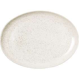 Broste Copenhagen Nordic Vanilla Oval Plate 26.5x35.5cm