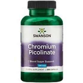 Swanson Chromium Picolinate 200mcg 200 Capsules