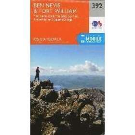 Ordnance Survey: Ben Nevis and Fort William, the Mamores Grey Corries, Kinlochle