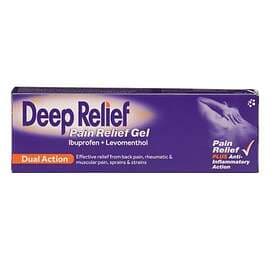 Deep Relief Ibuprofen & Levomenthol Gel 50g