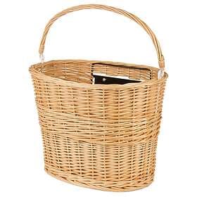 M-Wave Clip Bar Wicker Basket Brun