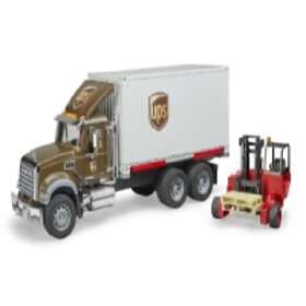 Bruder MACK Granite UPS Lastbil med truck 02828