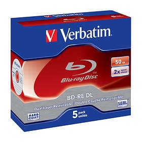 Verbatim BD-RE DL 50GB 2x 5-pack Jewel Case