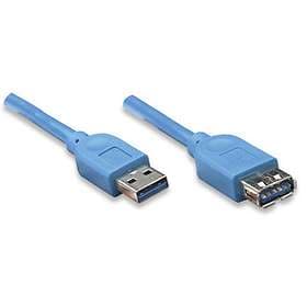 Manhattan SuperSpeed USB A - USB A M-F 3.0 3m