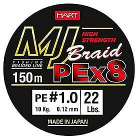 Hart Mj 150 M Braided Line Grönt 0.200 mm