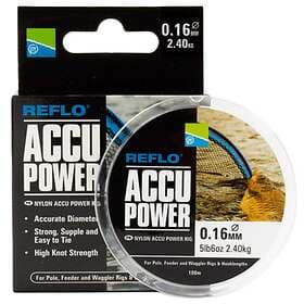 Preston Innovations Accu Power Carpfishing Line 100 M Durchsichtig 0.140 mm