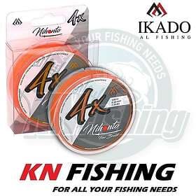 Mikado Nihonto Fine Braided Line 150 M Orange 0.160 mm
