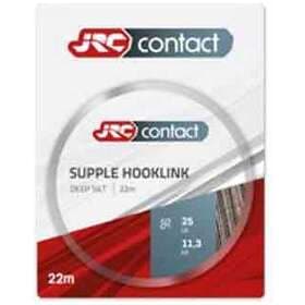 JRC Contact Coated Hooklink Semi Stiff 22 M Braided Line Durchsichtig 30 Lbs