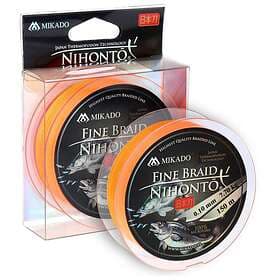 Mikado Nihonto Fine Braided Line 150 M Orange 0.180 mm