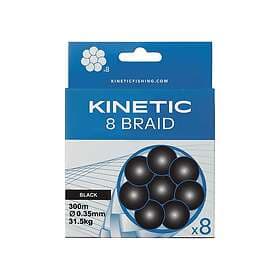 Kinetic Cyber 8 Braided Line 300 M Svart 0.160 mm