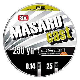 Asari Masaru Cast Braided Line 230 M Grönt 0.140 mm