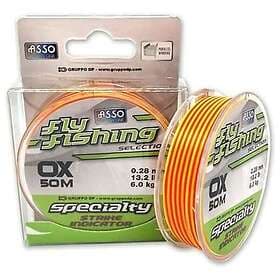 ASSO Fly Strike Indicator 50 M Fly Fishing Line Flerfärgad 0.180 mm