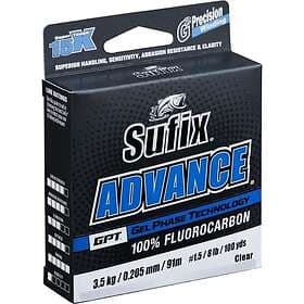 Sufix Advance G2 Fluorocarbon 91 M Durchsichtig 0.205 mm