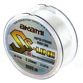 Akami Ss-line Monofilament 1000 M Durchsichtig 0.350 mm