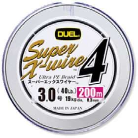 Duel Super X-wire 4 Braided Line 200 M Vit 0.210 mm