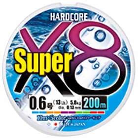 Duel Hardcore Super X8 Braided Line 0.210mm 200m Multicolor