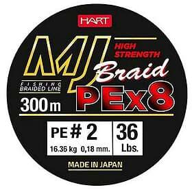 Hart MJ 300 M Braided Line 0.250mm