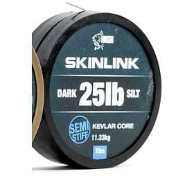 Nash Skinlink Semi-stiff 10 M Line Svart 25 Lbs