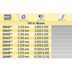 Tubertini Tatanka 150 M Line Brun 0.285 mm