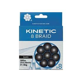 Kinetic Cyber 8 Braided Line 300 M Svart 0.140 mm