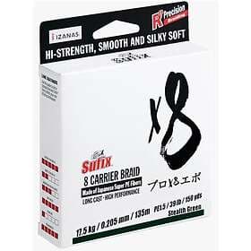 Sufix X8 Braided Line 150 M Gul 0.104 mm