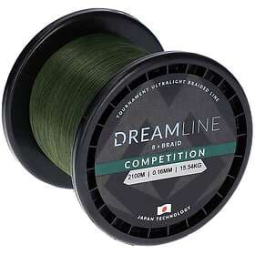 Mikado Dreamline Competition Braided Line 2100 M Grönt 0.230 mm