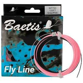 Baetis Lake S3 36 M Fly Fishing Line Grå