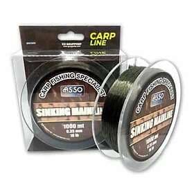 ASSO Sinking Mainline 1000 M Carpfishing Line Durchsichtig 0.400 mm