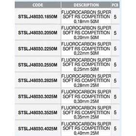 Sunset Super Soft Rs Competition 25 M Line Durchsichtig 0.350 mm