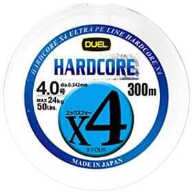 Duel Hardcore X4 Braided Line 300 M Vit 40 Lbs