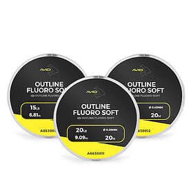 Avid Carp Outline 20 M Fluorocarbon Guld 0.450 mm